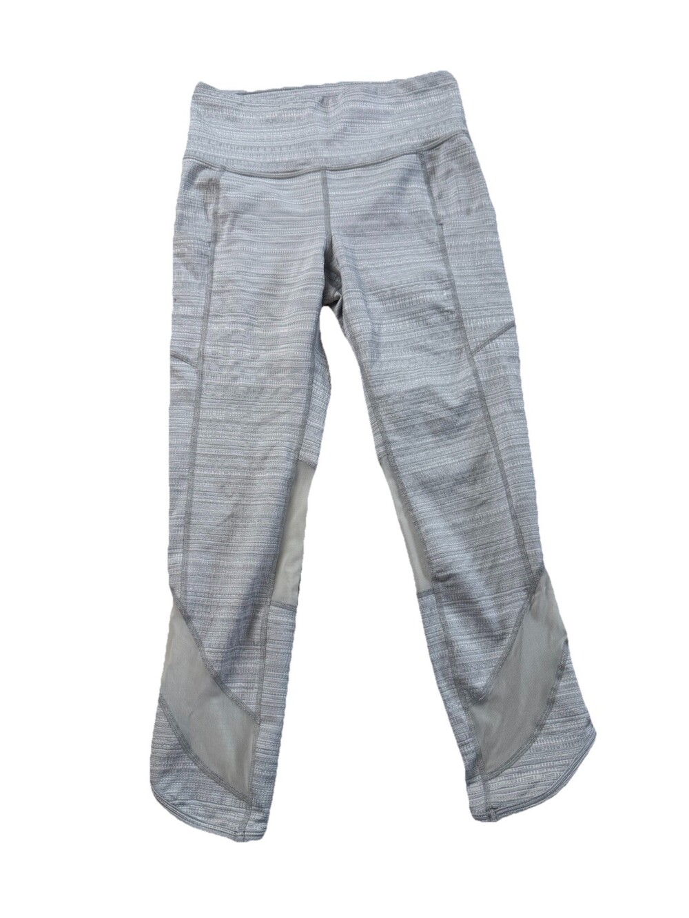 Womenâs Athleta Size XS Mesh Capri Leggings Black Side Pockets